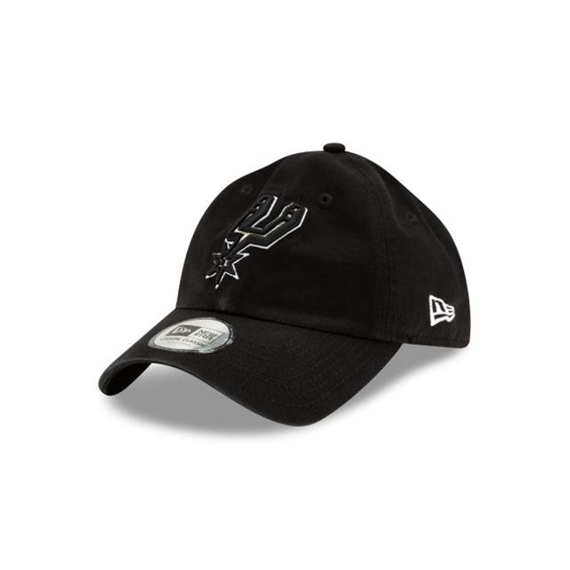 NBA San Antonio Spurs Casual Classic Adjustable (NWC0353) - Black New Era Caps